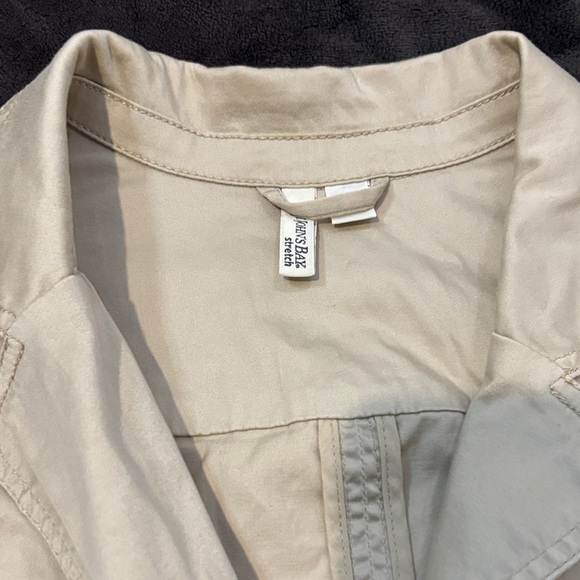 St. John's Bay Beige Utility Jacket - Picture 4 of 8